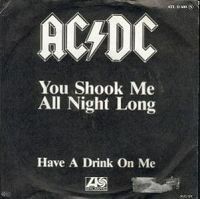 pochette de You Shook Me All Night Long